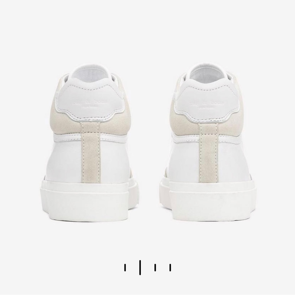rag & bone RB Army High White with Beige Accents - Picture 3 of 8